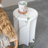 Sculpted Stoneware Stool