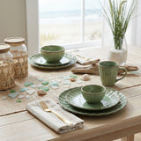 10.5 in Stoneware Fluted Plate