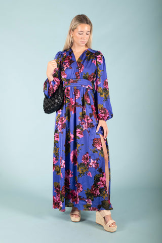 Midnight Floral Maxi Dress