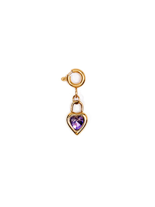 My Sister's Cottage | Waterproof | Heart Birthstone Charm