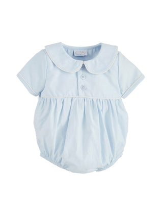 Poplin Bubble Onesie Blue