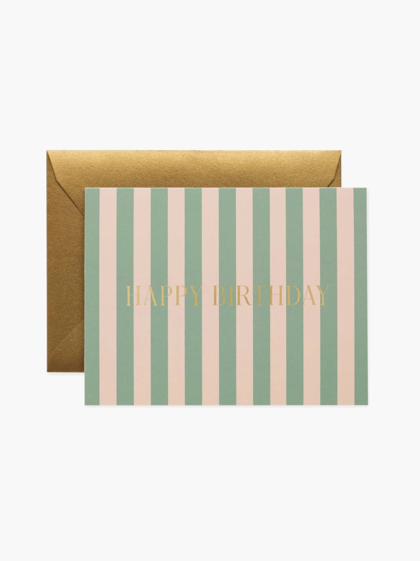 Striped Birthday Card