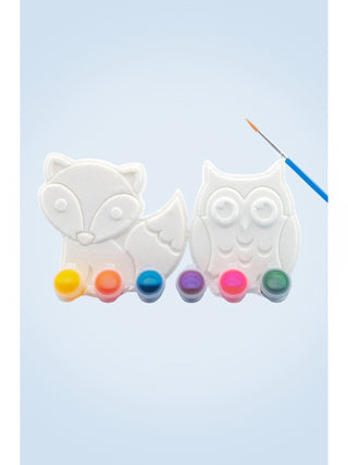 Paint Your Own Bath Bomb Set Camper & Flower Owl & Fox