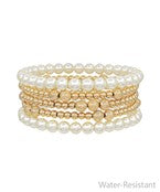 5 Set Pearl Bracelet