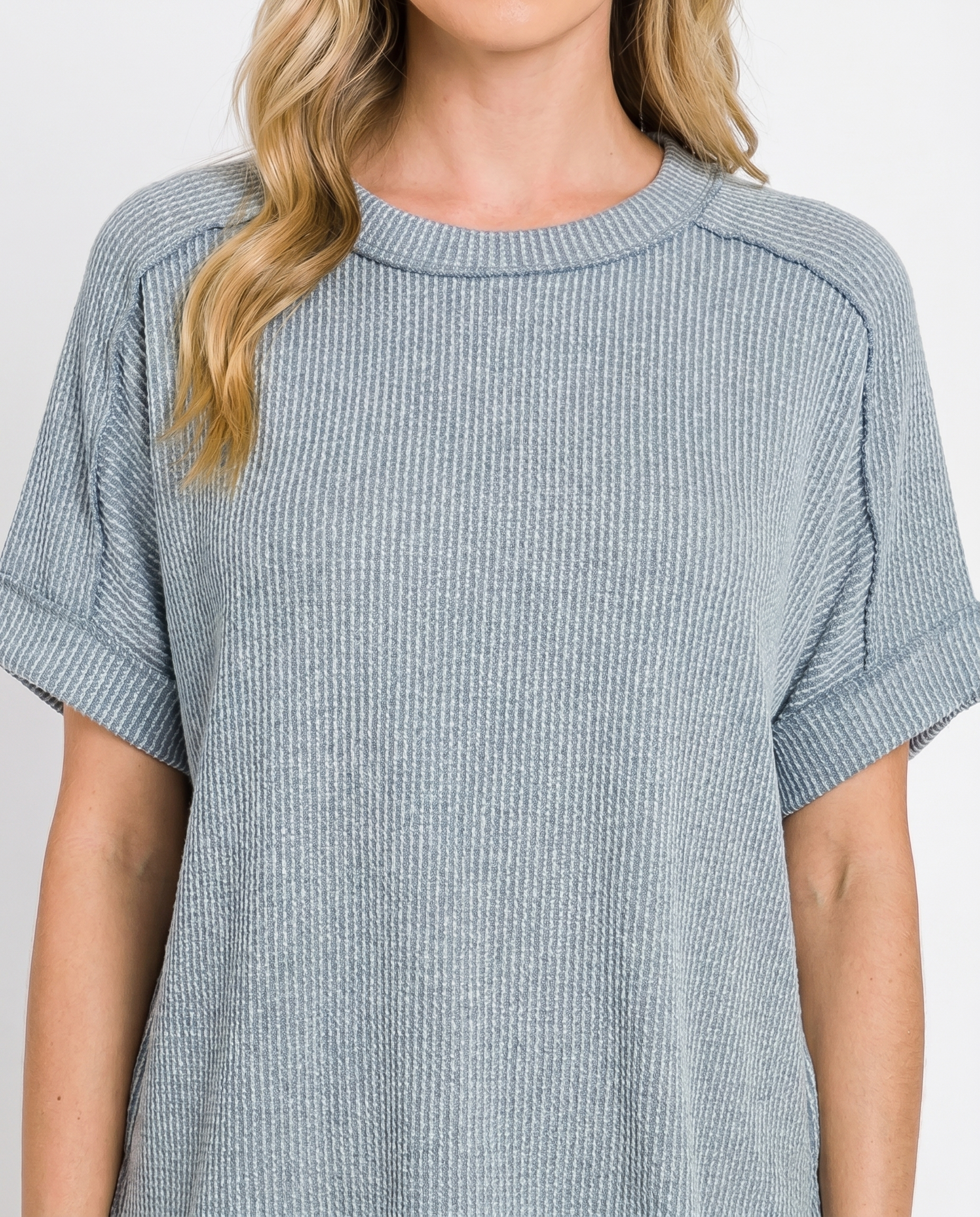 Alora Ribbed Knit Top (detail view 4)