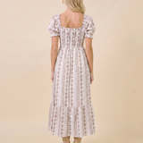 Autumn Puff Sleeve Midi