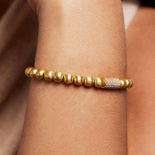 Petit Pave Midi Beaded Bracelet