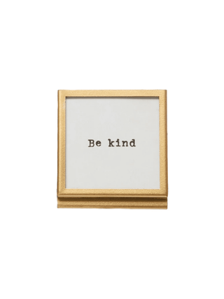 Be Kind Gold Easel Frame