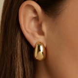 My Sister's Cottage | Waterproof | Block Earrings (detail view 2)