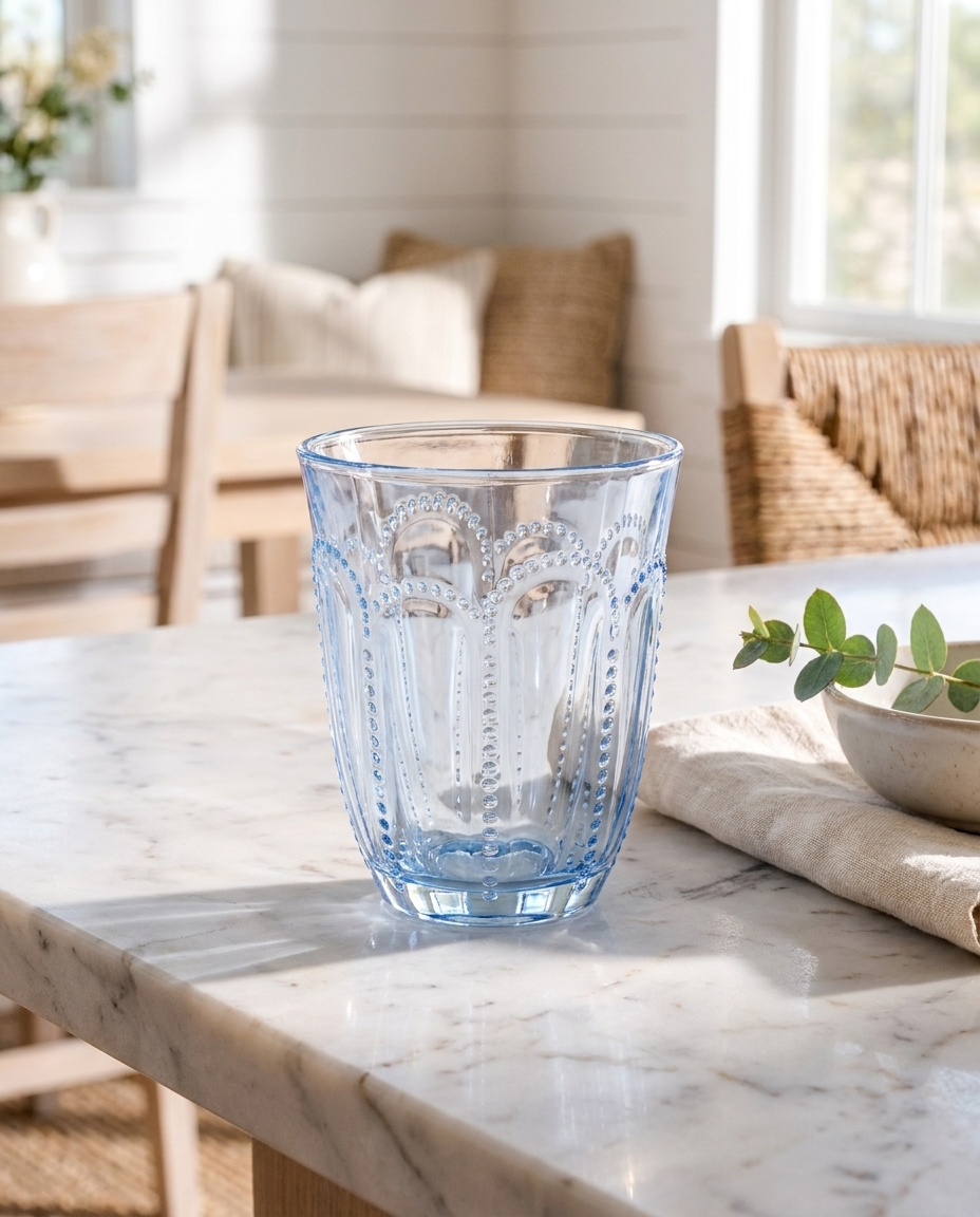 Blue Deco Glass – Decorative Blue Glassware for Home Bar & Table