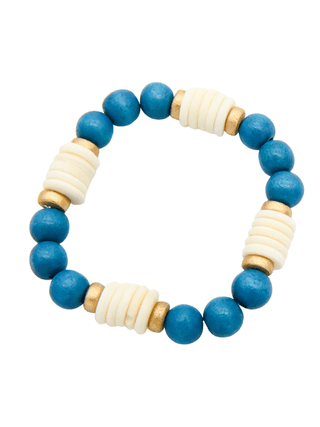 Blue Shell Island Bracelet