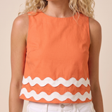 Sunset Wave Top