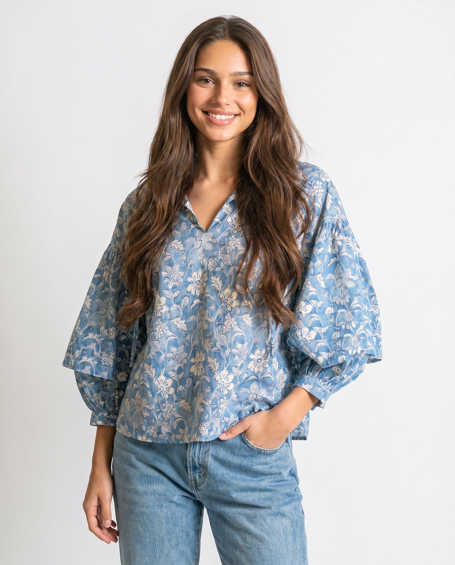 Bluebell Garden Blouse