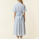 Bluebell Seersucker Midi Dress (detail view 5)