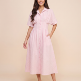 Bluebell Seersucker Midi Dress