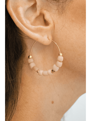 Blush Sunset Beach Earrings