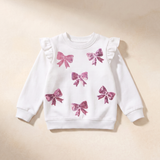 Bow Sequin Sweatshirt