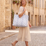 Bow Block Print Tote