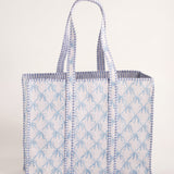 Bow Block Print Tote (detail view 3)