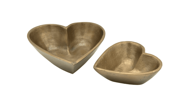 Brass Heart Bowls