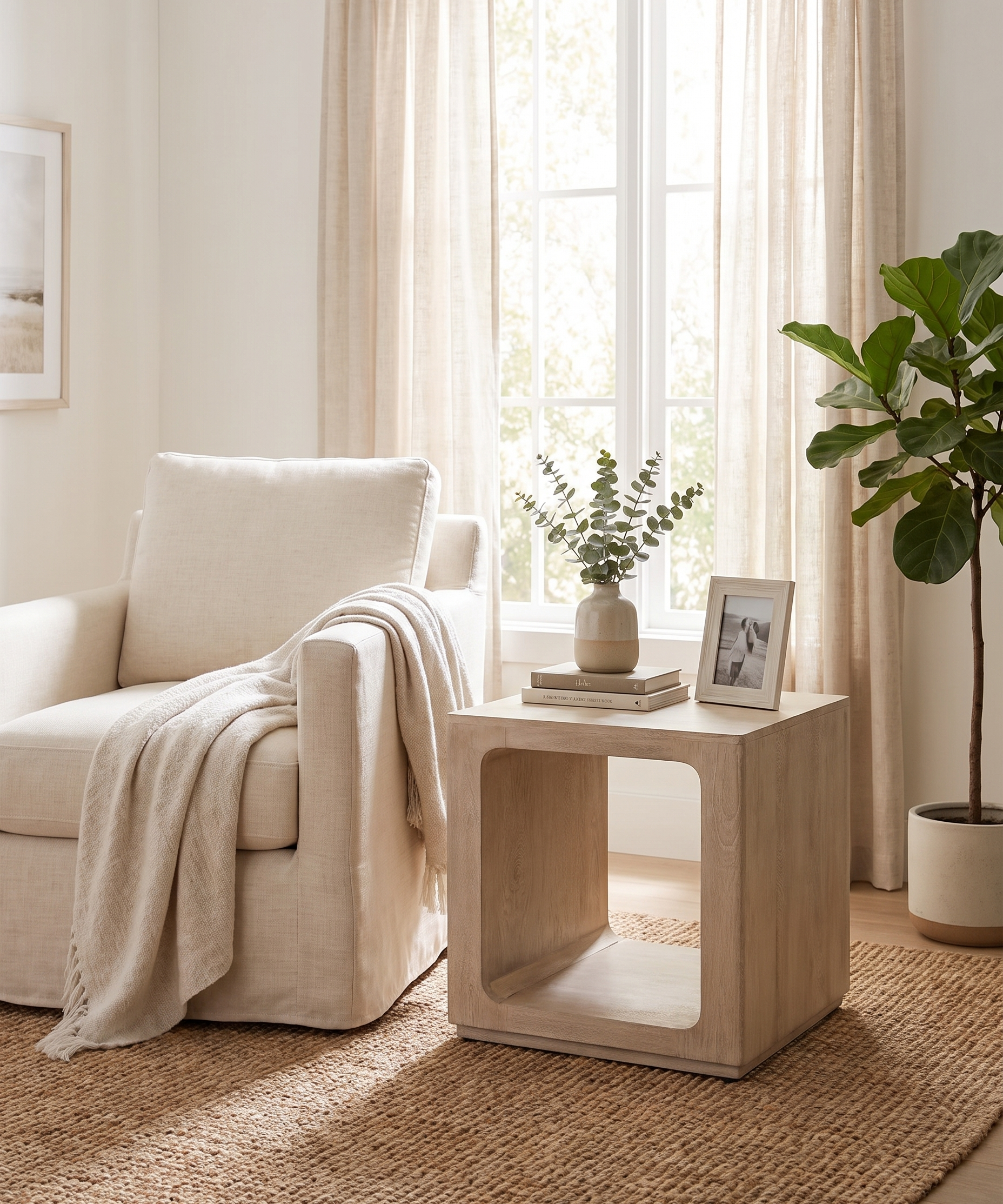 Brooklyn End Table (Damage - Slight Cracking)