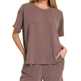 Corded Rib Loungewear Set