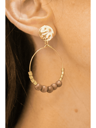 Brown Sandy Daze Earrings