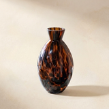 Brown Speckled Cylinder Vase