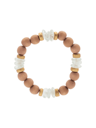 Sun Kissed Clear Bracelet - Handmade by MSC