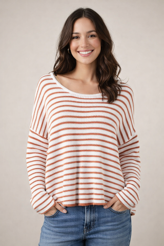 Striped Detail Sweater