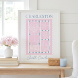 Charleston, SC Coastal Icons 8x10 Art Print
