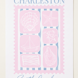 Charleston, SC Coastal Icons 8x10 Art Print