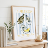 Charleston, SC Oyster Art Print