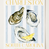 Charleston, SC Oyster Art Print