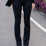 Stretch Knit Flare Pants