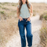 Sleeveless Knit Button Down Vest