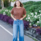 Cable Knit Sweater Top