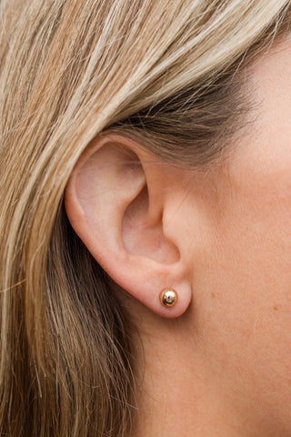 Gold Stud Earrings