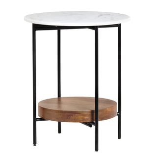 Brewpub Round End Table