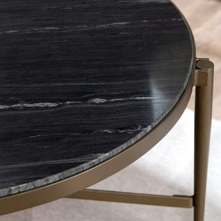 Black Marble Cocktail Table