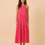 Cabana Stripe Maxi Dress