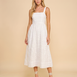 Calla Eyelet Midi Dress