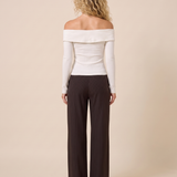 Camille Off Shoulder Button Top