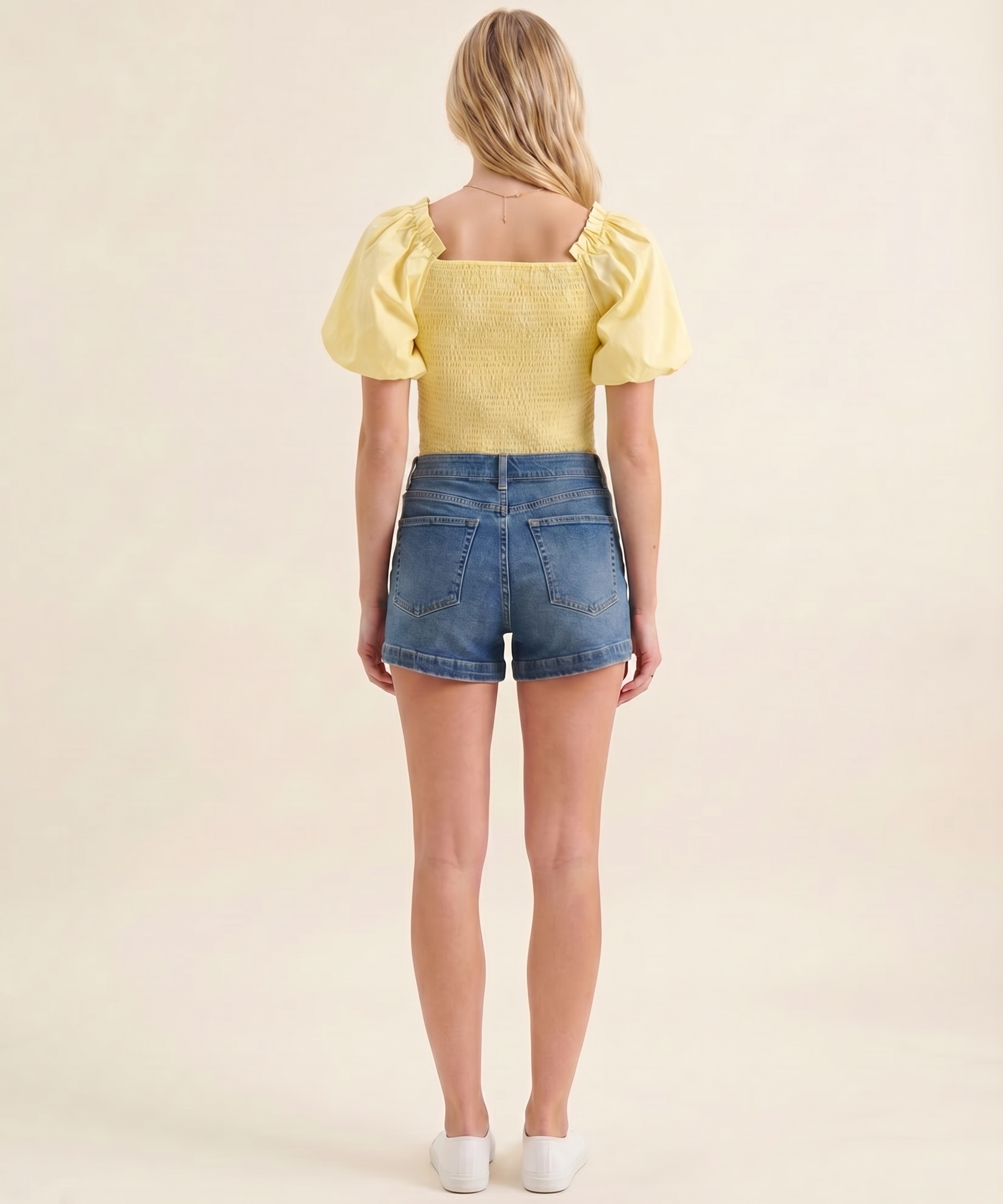 Capri Puff Sleeve Top (detail view 2)
