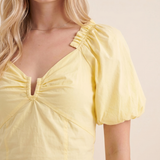 Capri Puff Sleeve Top (detail view 3)