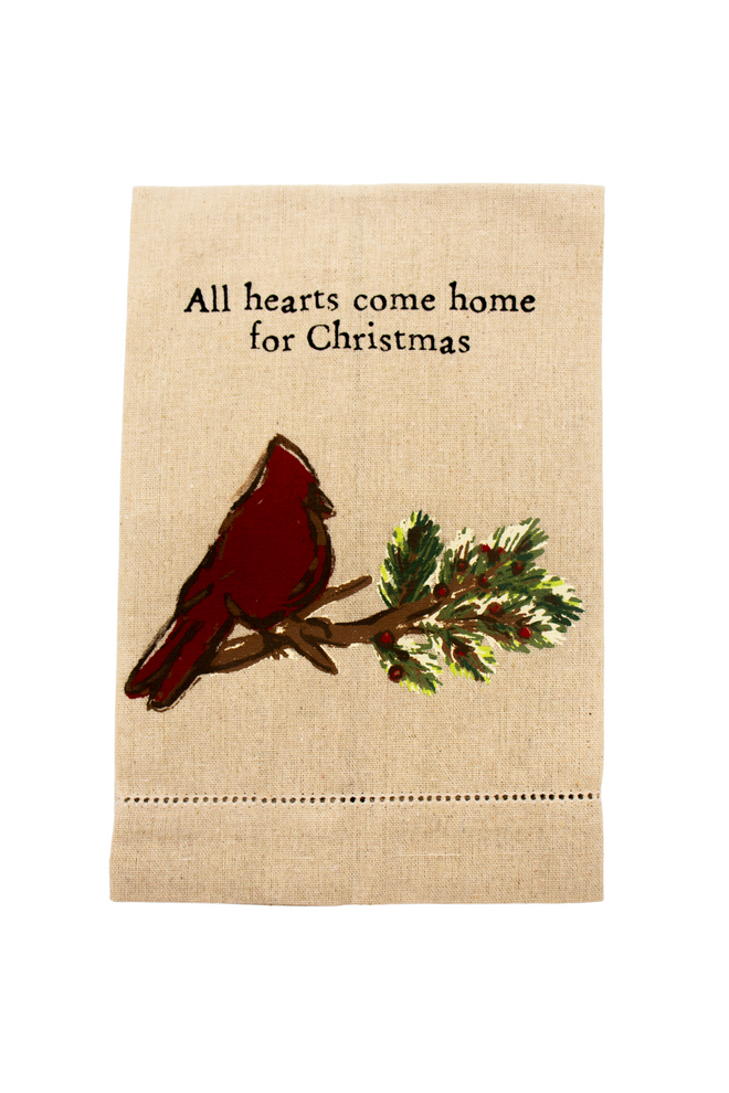 Cardinal Linen Tea Towel
