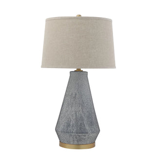 Ceramic Table Lamp w/ Linen Shade