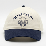 PREORDER: Charleston SC Navy & Khaki Shell Baseball Hat —  Ships Late June/Early July