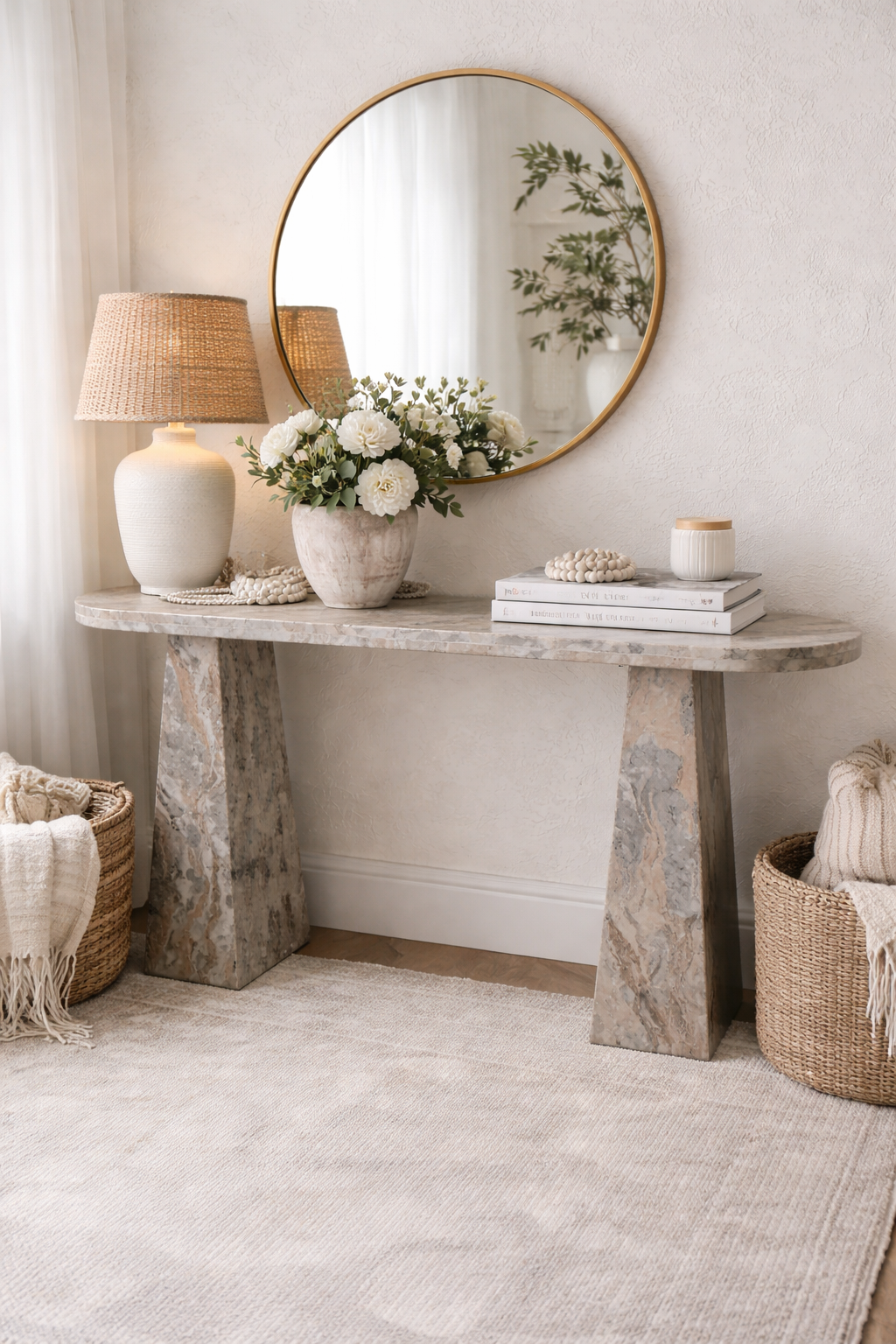 Marble Console Table