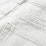 Coastal White Relaxed Straight Denim